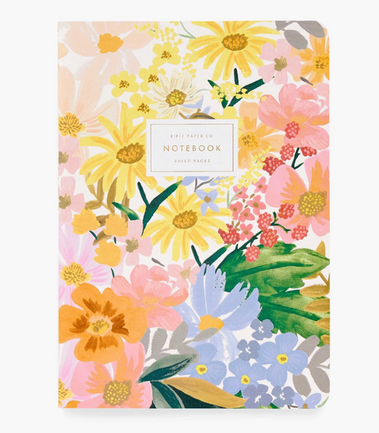 Rifle Paper Co. Marguerite Stitched Notebooks - Set of 3