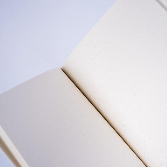 “Curiosity” Minimal Notebook (Soft Blue)