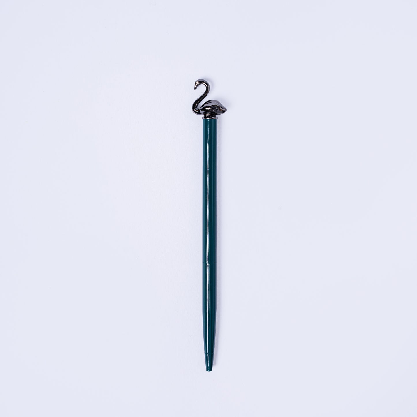 Swan Top Statement Pen (Emerald)