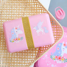 Unicorn Lunch Box by the little lovely company