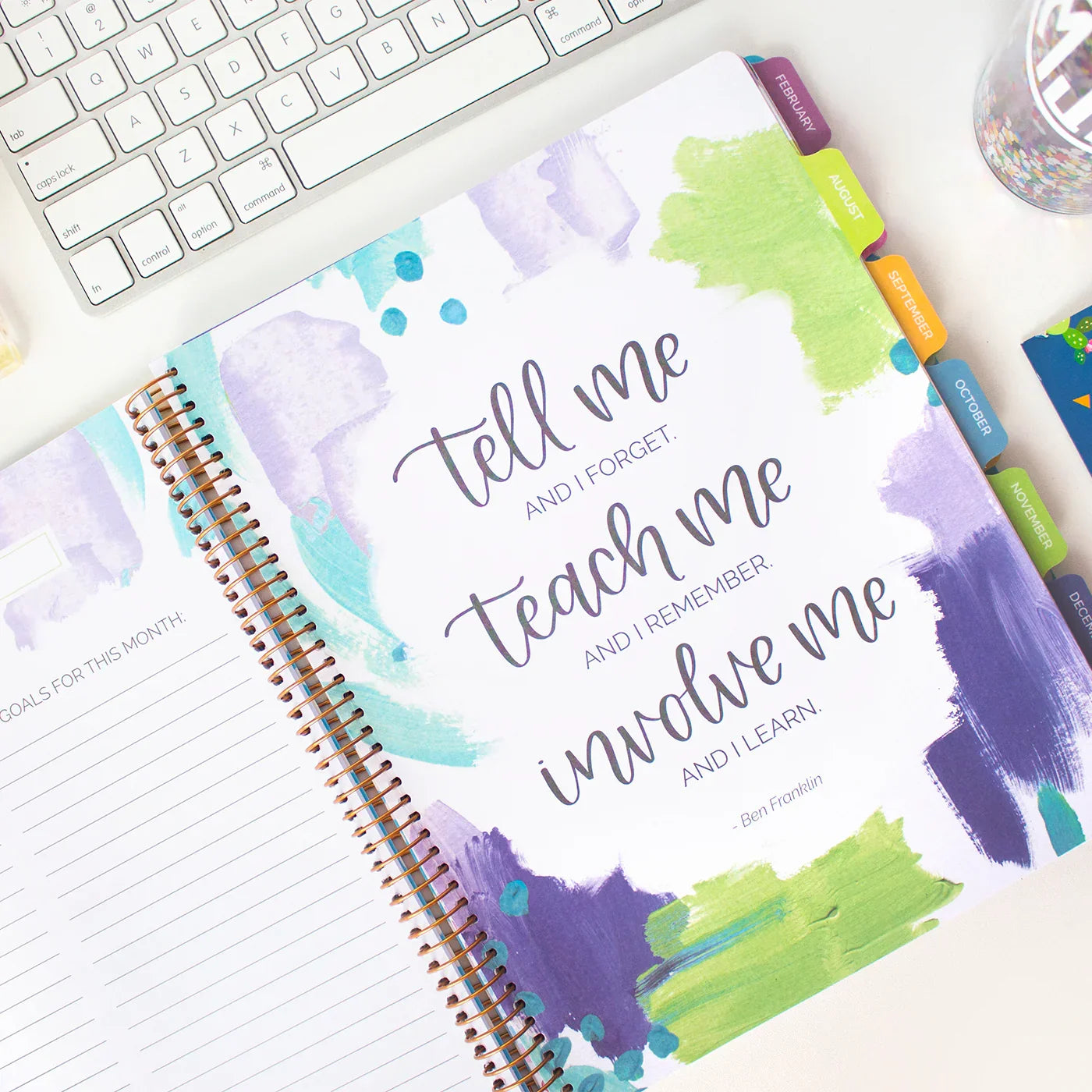 Undated Teacher Planner & Calendar