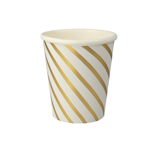 Gold Swirl Gold Paper Cups - MEri MEri