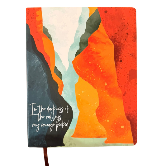 Large gold edge notebook