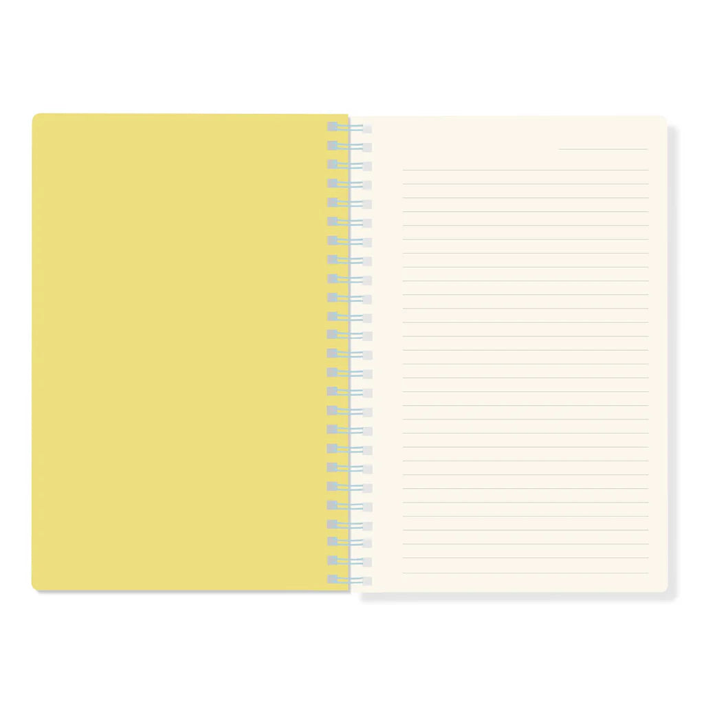 Fringe Mod Paisley Slim Paperback Spiral Journal