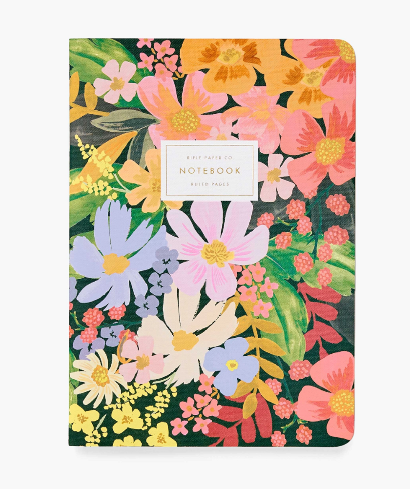 Rifle Paper Co. Marguerite Stitched Notebooks - Set of 3