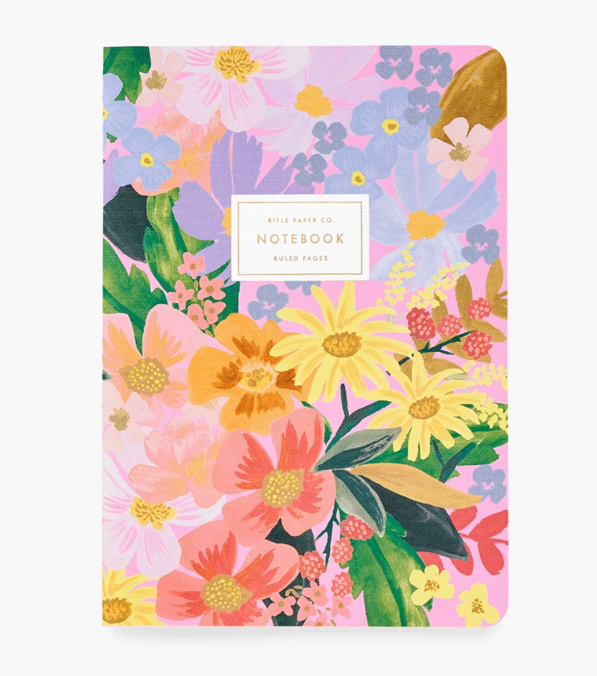 Rifle Paper Co. Marguerite Stitched Notebooks - Set of 3