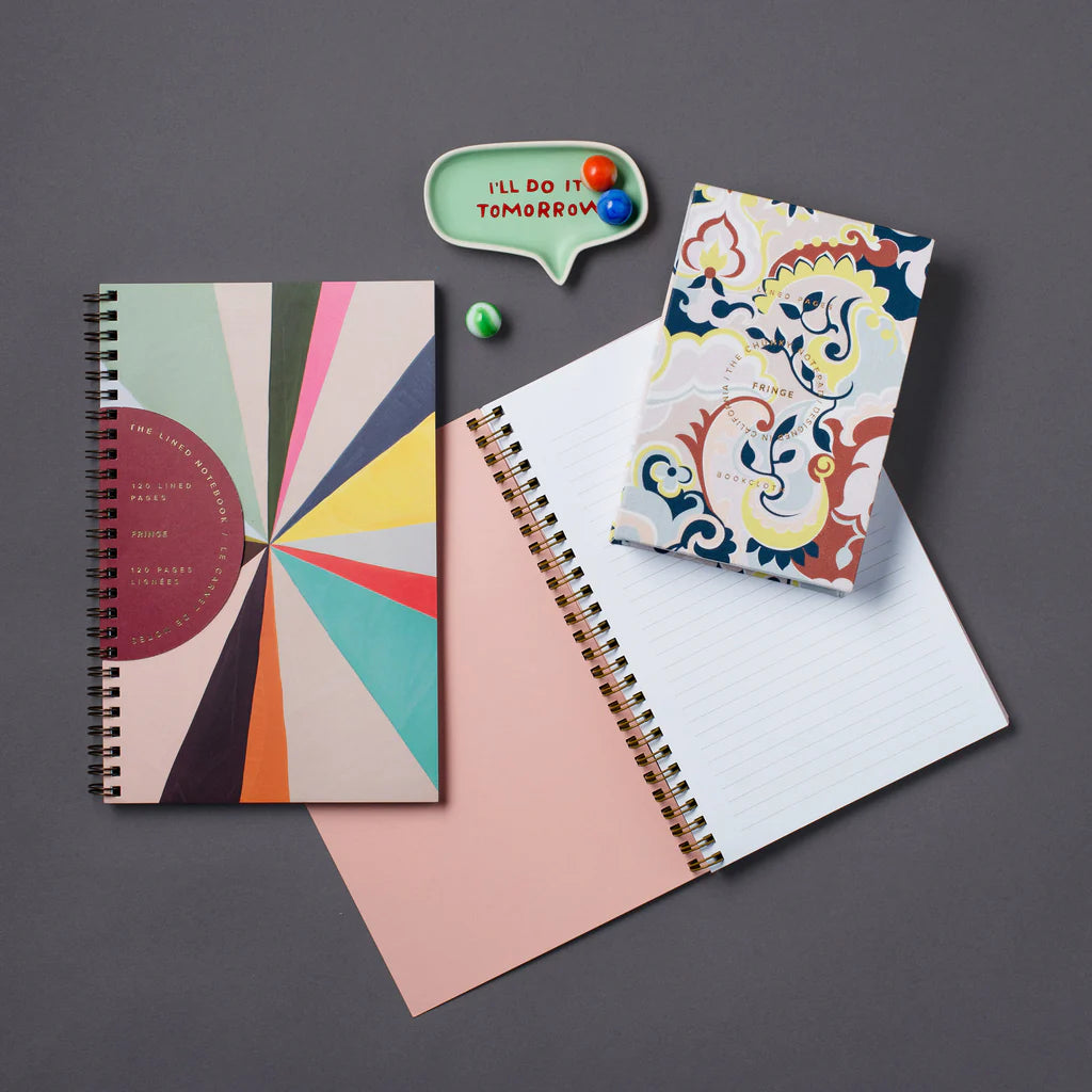 Fringe Color Wheel Slim Paperback Spiral Journal