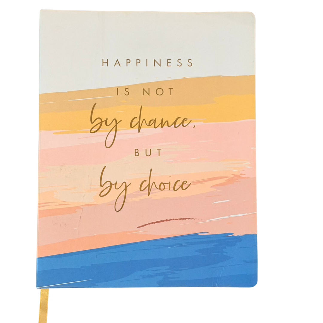 Large Gold Edge Notebook