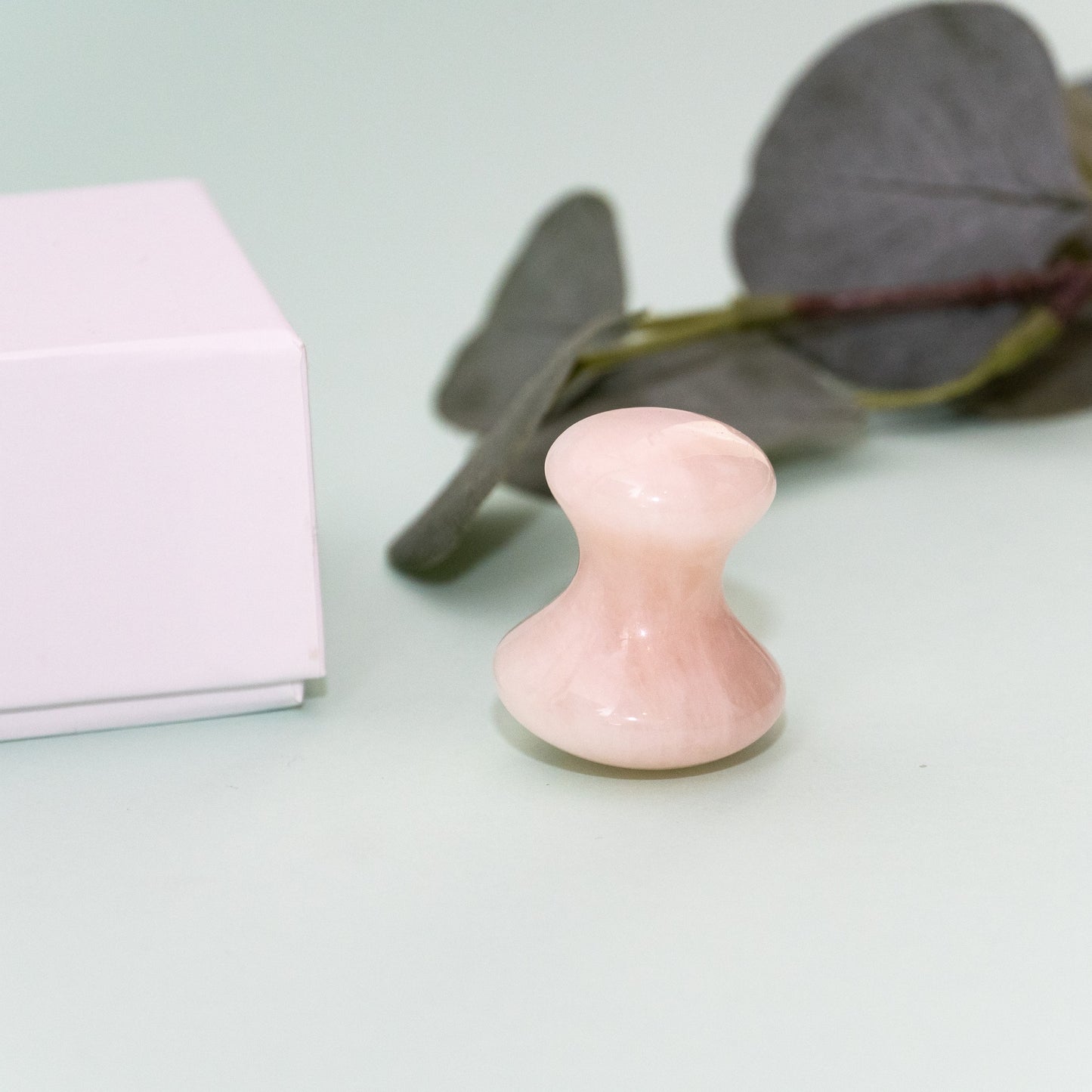 Rose Quartz Mushroom Massage Stone