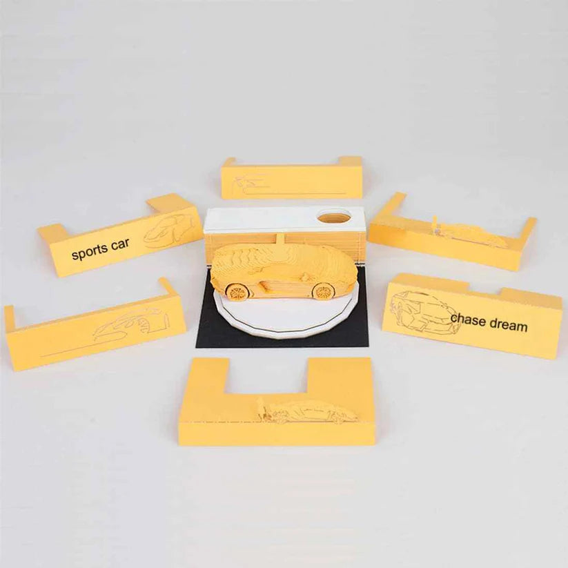 3D Note Pad - 3D Paper Art Notepad