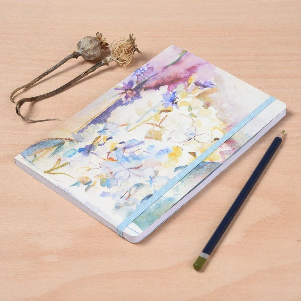 Judi Glover-Blue Hydrangea Notebook