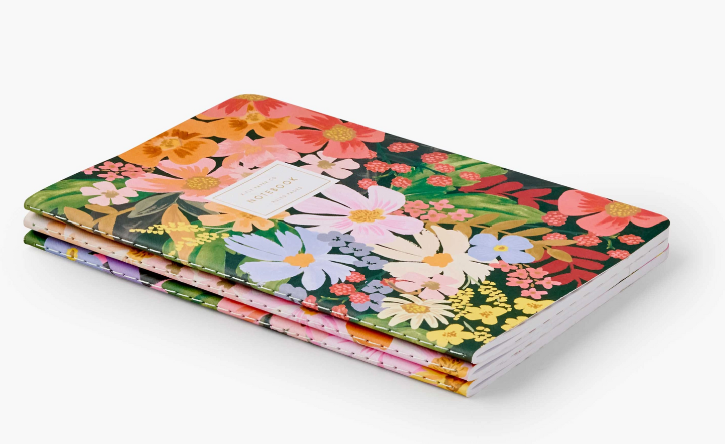 Rifle Paper Co. Marguerite Stitched Notebooks - Set of 3