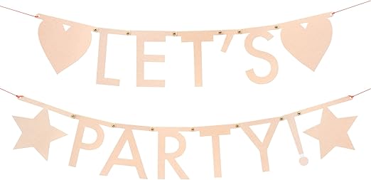 Glitter DIY Letter Garland Kit by Meri Meri