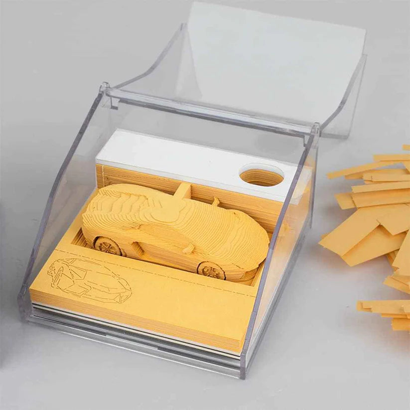 3D Note Pad - 3D Paper Art Notepad