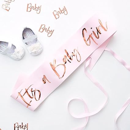 It's a Baby Girl Sashe  - ginger ray