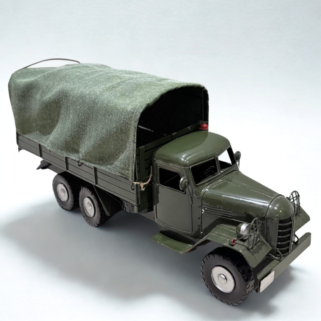 Vintage Olive military truck