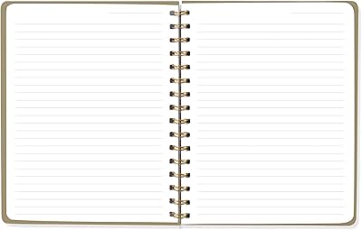 Fringe Studio Signature Edition Spiral Notebook, Small, Faux Leather Cover