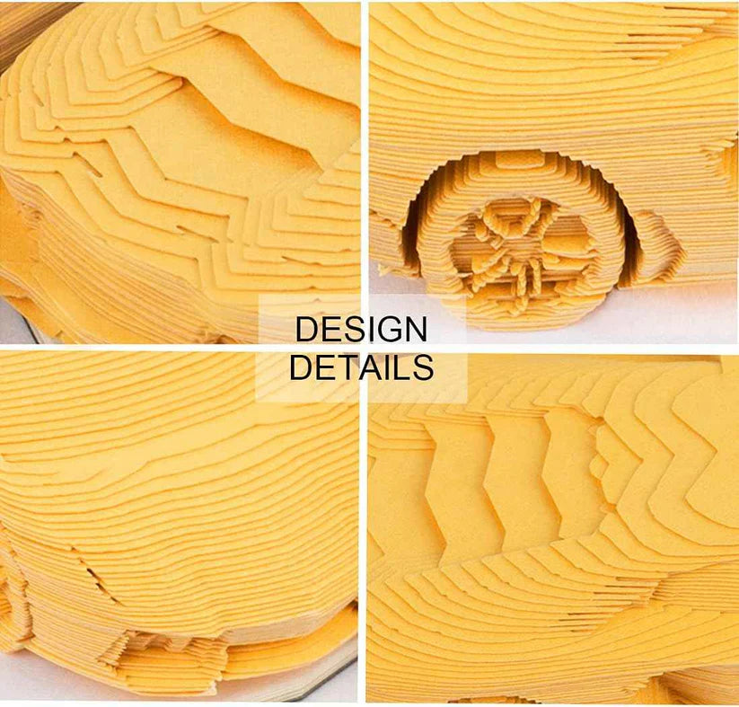 3D Note Pad - 3D Paper Art Notepad