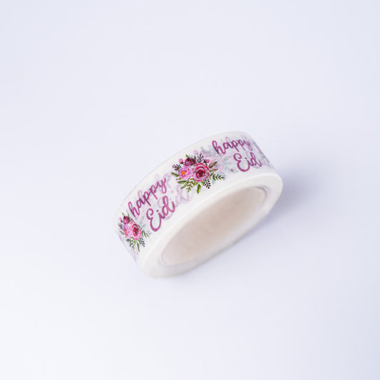 Happy Eid Floral Washi Tape