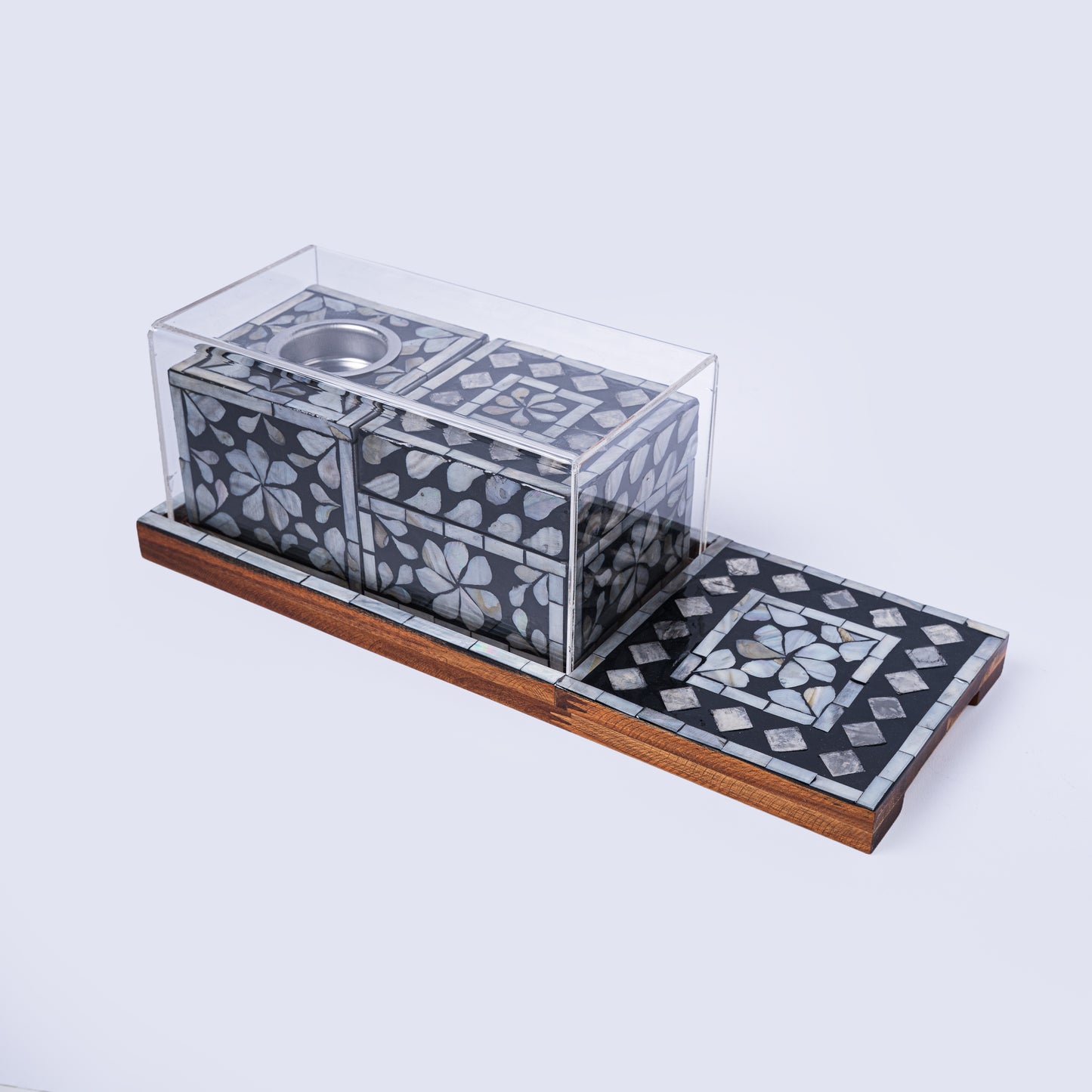 Luxury Mother of Pearl Bukhur Set