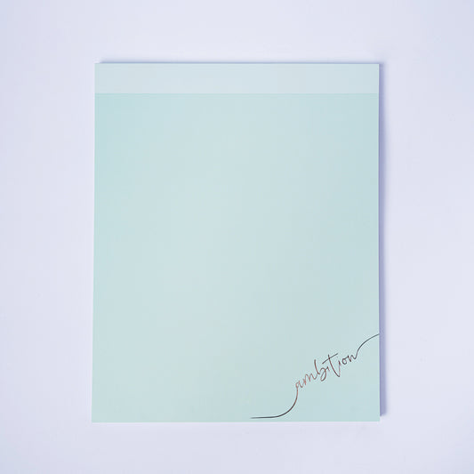 “Ambition” Minimal Notepad