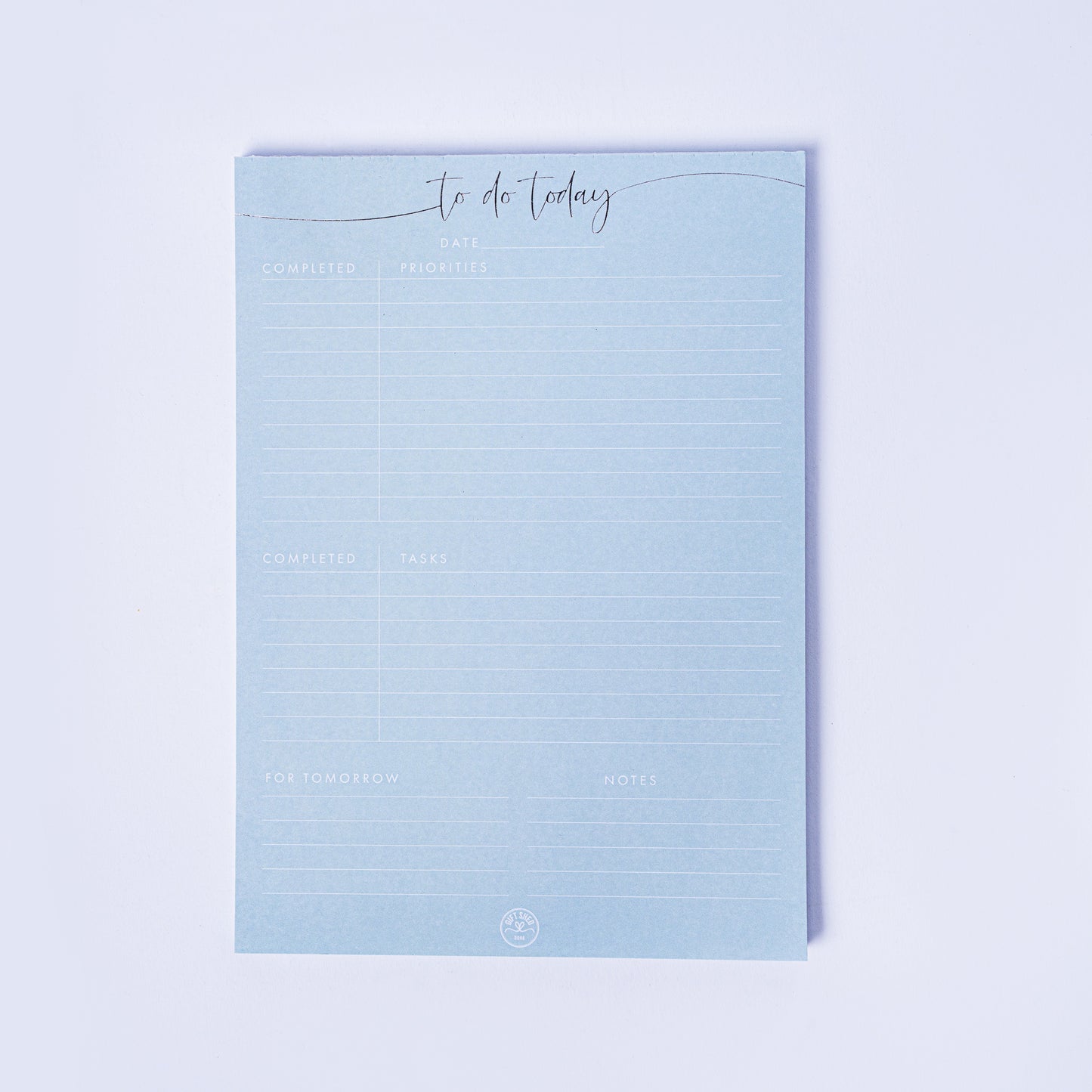Blue “To Do Today” Daily Planner Pad