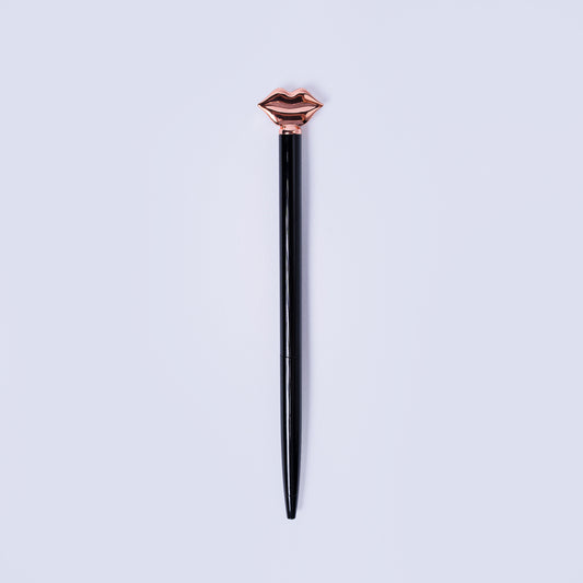 Lips Top Glam Pen (Black &amp; Rose Gold)
