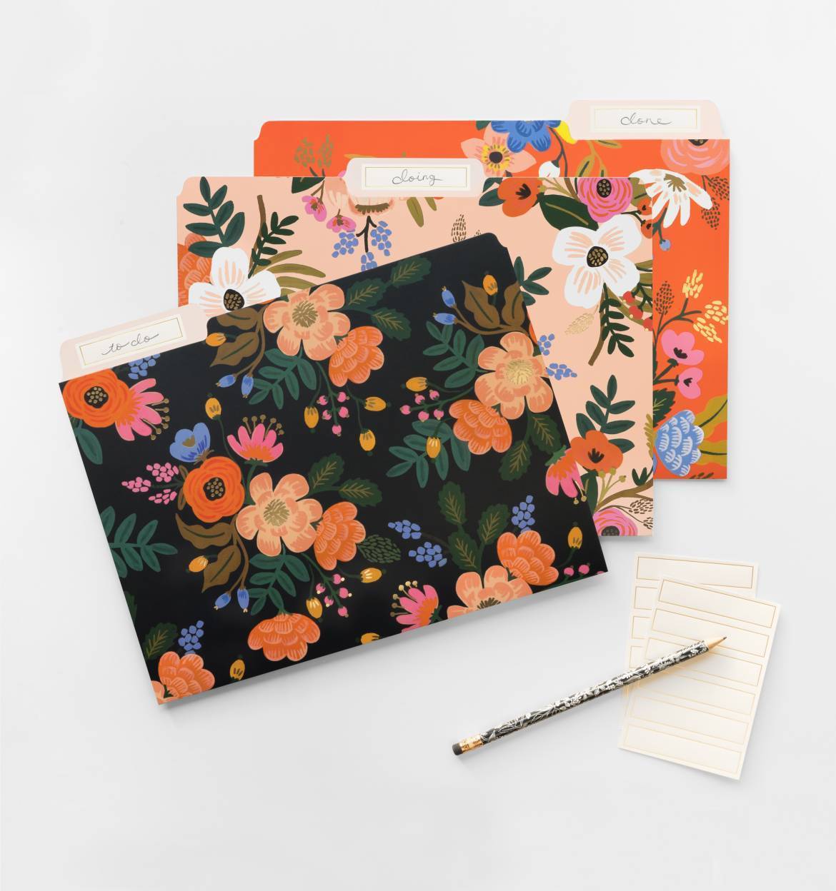 Rifle Paper Co. 6 Assorted File Folders Lively Foral