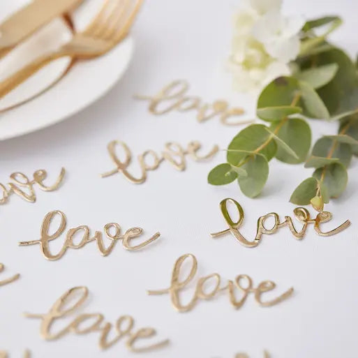 Ginger Ray Confetti deco (love)