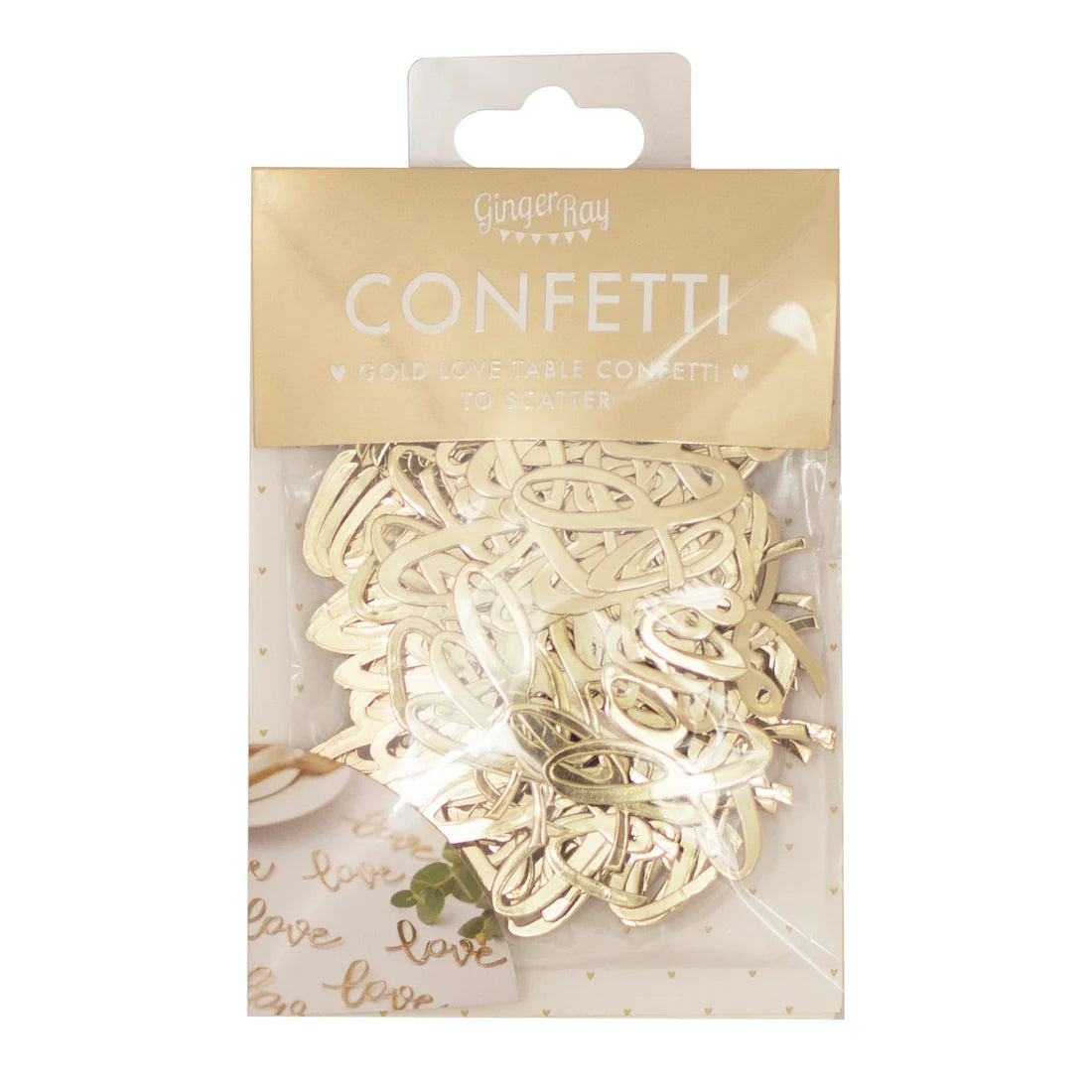 Ginger Ray Confetti deco (love)