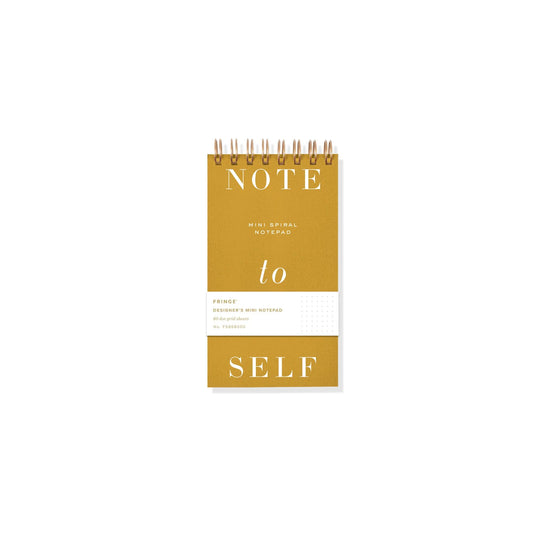Note to Self Book Cloth Mini Notepad by Fringe