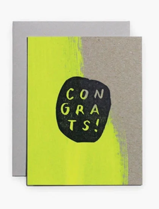 Congrats Greeting Card by Moglea