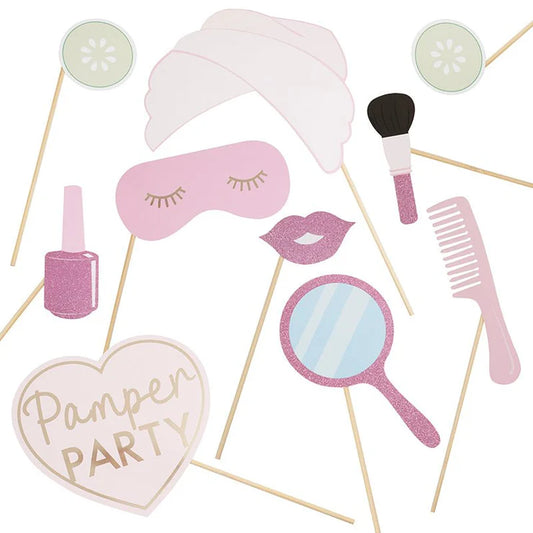 Ginger Ray Pamper Party Photobooth Props