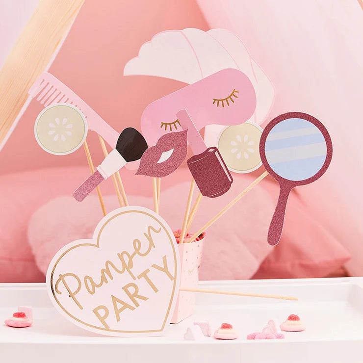 Ginger Ray Pamper Party Photobooth Props