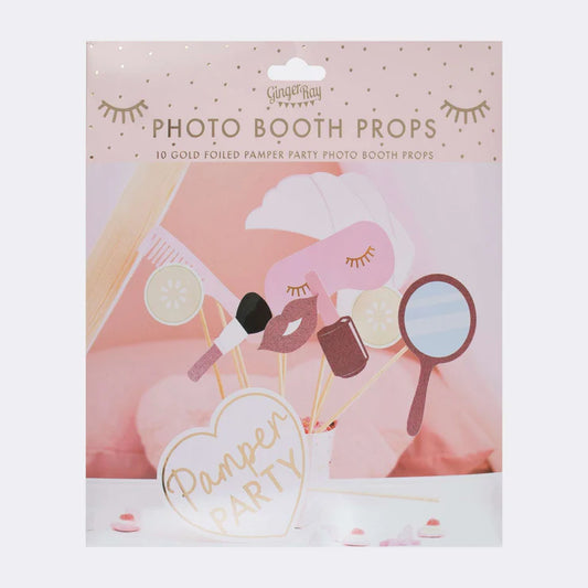 Ginger Ray Pamper Party Photobooth Props