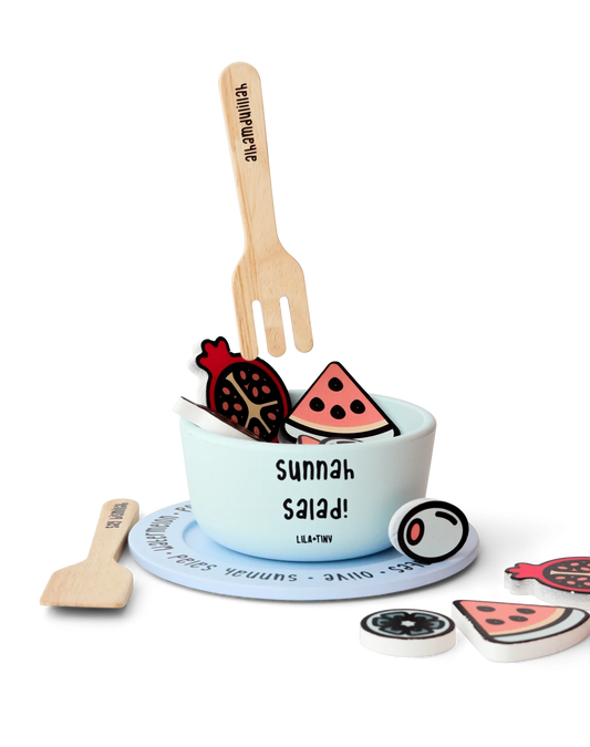 Sunnah Salad wooden set