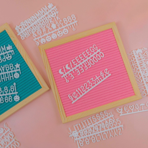 Pink Letter Board