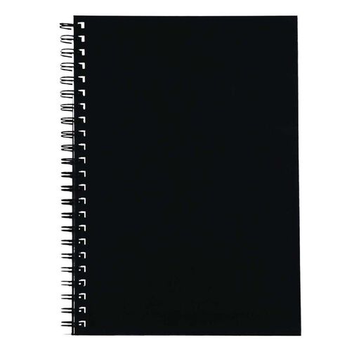 Black Square grid Notebook