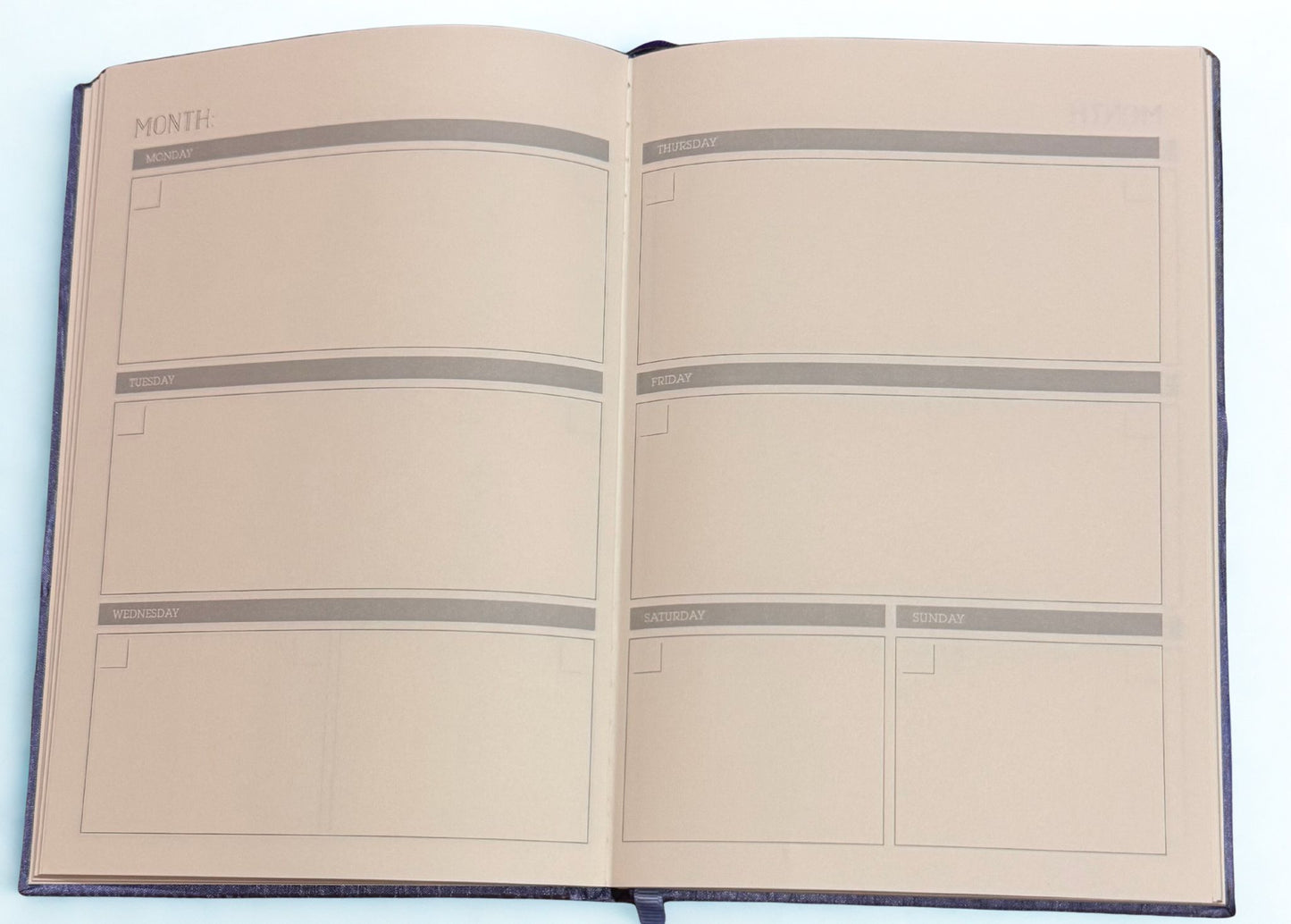 Papier Source - Red Weekly Planner