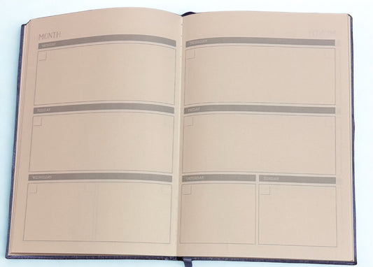 Papier Source - Red Weekly Planner