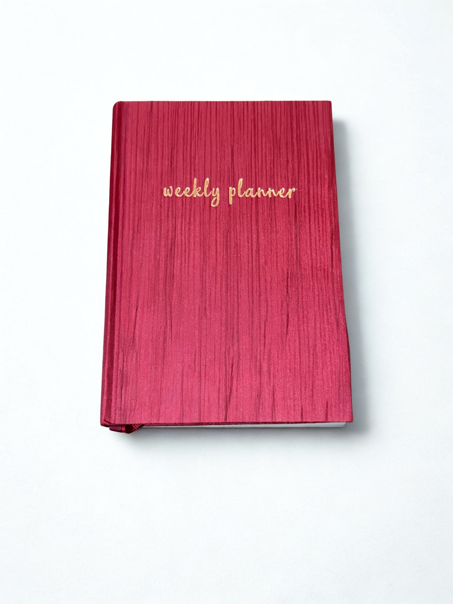 Papier Source - Red Weekly Planner
