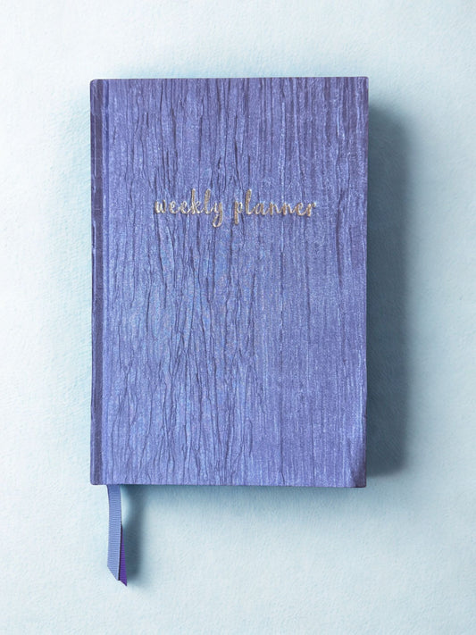 Papier Source -Blue Weekly Planner