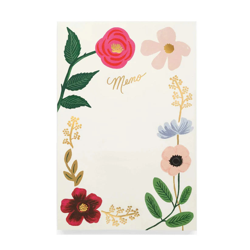 Wildflowers Memo Pad Rifle Paper Co.