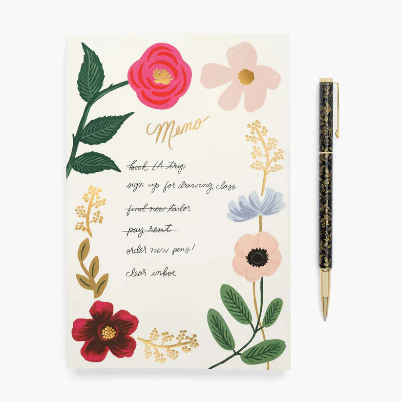 Wildflowers Memo Pad Rifle Paper Co.