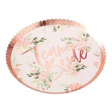 Ginger Ray Floral Hen Party Team Plates