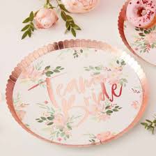 Ginger Ray Floral Hen Party Team Plates