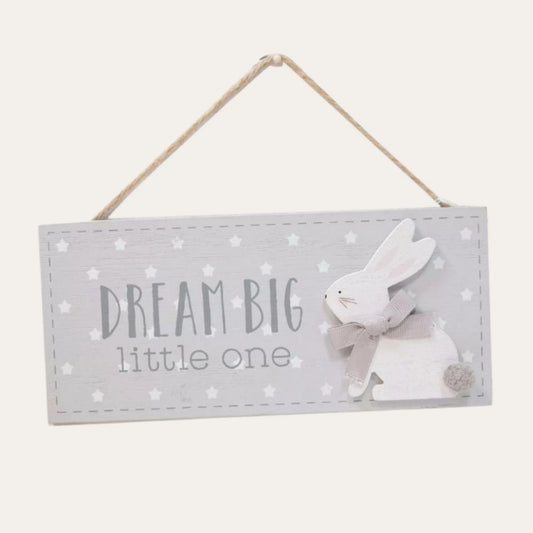 Petit Cheri 'Dream Big Little One' Nursery Plaque