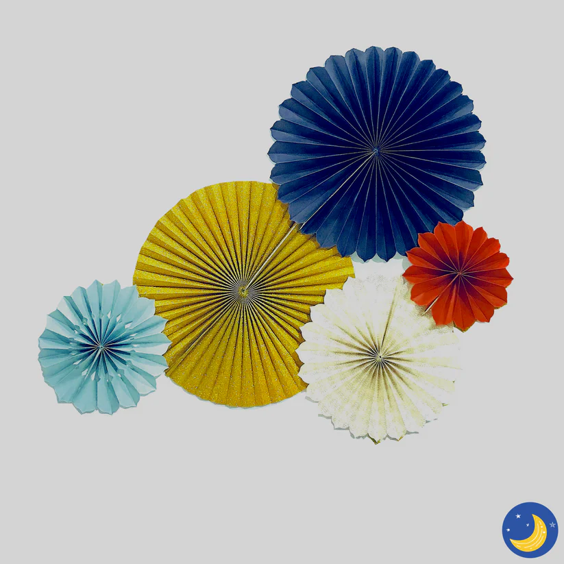 Marrakesh Fan Scalloped Set of 5