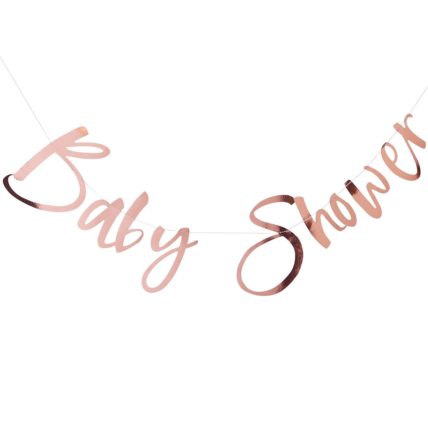 Rose Gold Baby Shower Bunting - Ginger Ray