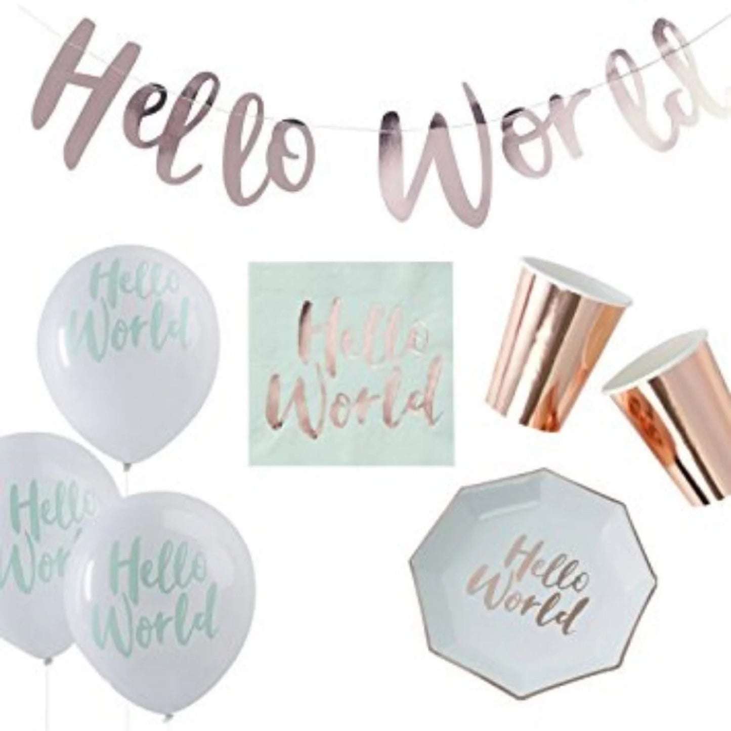 Hello World NApkins - Ginger Ray